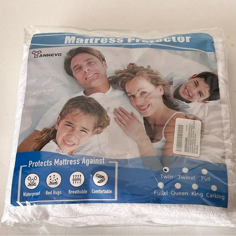 ANNEVO Twin Size Waterproof Mattress Protector